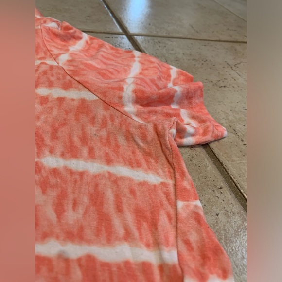 💜 Ellen Tracy Tie-Front Tie-Dye T-Shirt 1X - Picture 6 of 8